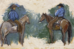 Cowboy Whispers 18" x 36" x 3/4"