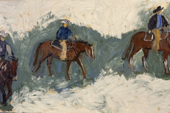 Working Cowboys 18" x 36" x 3/4"